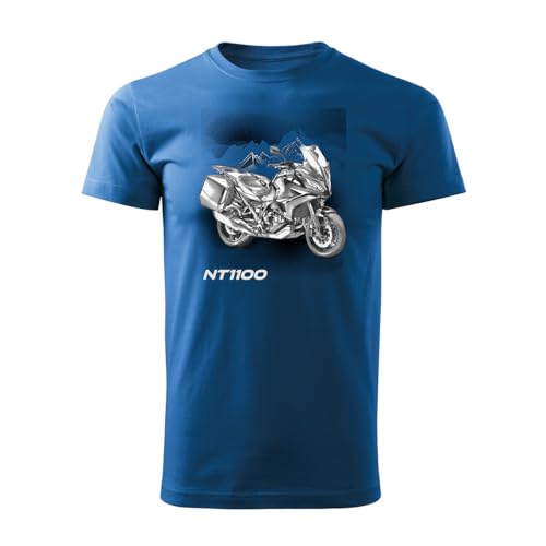 Motorrad T-Shirt NT 1100 Touring Adventure, quiet shade-clematis blue, XXL von Generic