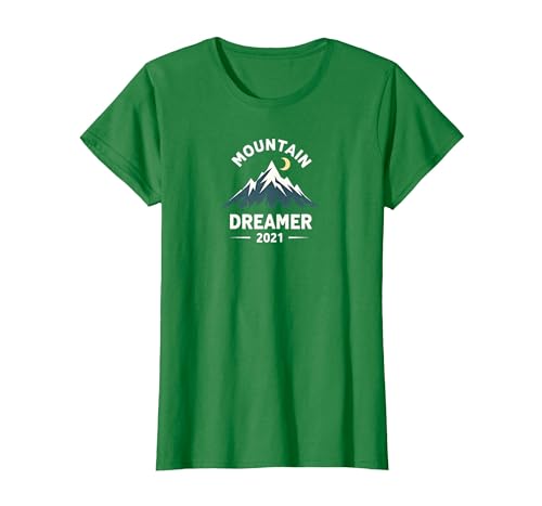 Mountain Dreamer 2021 Abenteuerliche Sternennacht T-Shirt, Damen, Dunkelgrün, XL Mountain Dreamer 2021 Abenteuerliche Sternennacht T-Shirt, Damen, Dunkelgrün, XL von Generic