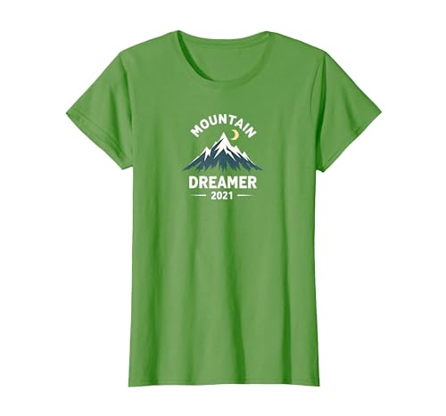 Mountain Dreamer 2021 Abenteuerliche Sternennacht T-Shirt, Damen, Hellgrün, XXL Mountain Dreamer 2021 Abenteuerliche Sternennacht T-Shirt, Damen, Hellgrün, XXL von Generic