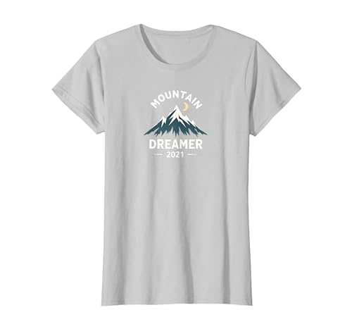 Mountain Dreamer 2021 Abenteuerliche Sternennacht T-Shirt, Damen, Silber, XS Mountain Dreamer 2021 Abenteuerliche Sternennacht T-Shirt, Damen, Silber, XS von Generic