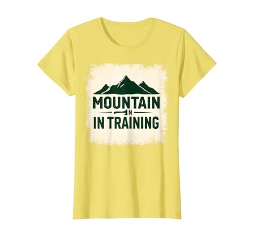 Mountain Man in Training Dude, Slogan für Outdoor-Abenteuer T-Shirt, Damen, Gelb, XS Mountain Man in Training Dude, Slogan für Outdoor-Abenteuer T-Shirt, Damen, Gelb, XS von Generic