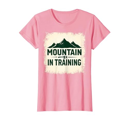 Mountain Man in Training Dude, Slogan für Outdoor-Abenteuer T-Shirt, Damen, Rosa, XS Mountain Man in Training Dude, Slogan für Outdoor-Abenteuer T-Shirt, Damen, Rosa, XS von Generic