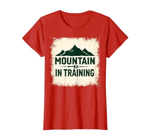 Mountain Man in Training Dude, Slogan für Outdoor-Abenteuer T-Shirt, Damen, Rot, XS Mountain Man in Training Dude, Slogan für Outdoor-Abenteuer T-Shirt, Damen, Rot, XS von Generic