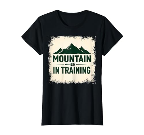 Mountain Man in Training Dude, Slogan für Outdoor-Abenteuer T-Shirt, Damen, Schwarz, XS Mountain Man in Training Dude, Slogan für Outdoor-Abenteuer T-Shirt, Damen, Schwarz, XS von Generic