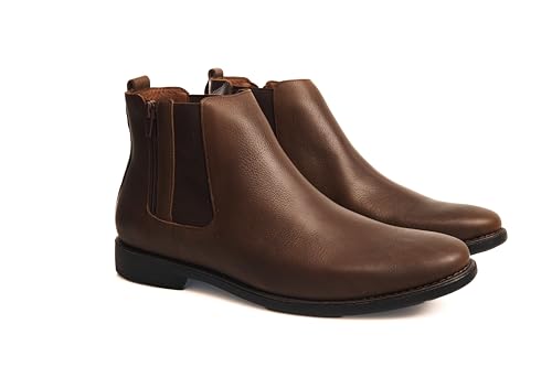 Mr. Jones Herren Amazonas Chelsea Boot Echtleder Stiefelette mit seitlichem Reißverschluss, Dunkelbraun, 42 EU Mr. Jones Herren Amazonas Chelsea Boot Echtleder Stiefelette mit seitlichem Reißverschluss, Dunkelbraun, 42 EU von Generic