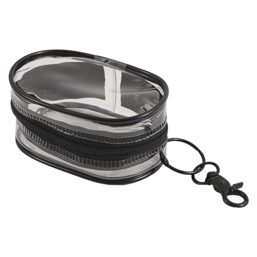 Münze Geldbeutelschlüsselkette, Clear Wallet Children's Coin -Geldbörse - klarer Kopfhörerbeutel für Studenten - Transparent Dicke PVC kleine Münzgrundtasche für Weihnachten, Kindertag, Abschluss von Generic