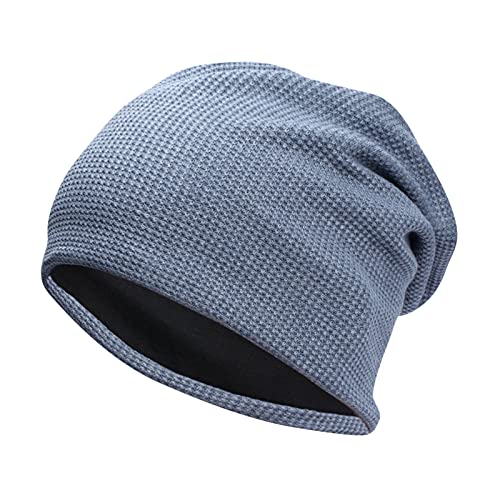 Mütze Damen Herren, Slouch Beanie Mütze, Weich Dünne Mütze aus Baumwolle, Leichte Atmungsaktiv Longbeanie, Jersey Chemo Mütze, Elastisch Laufmütze für Alle Jahreszeiten von Generic