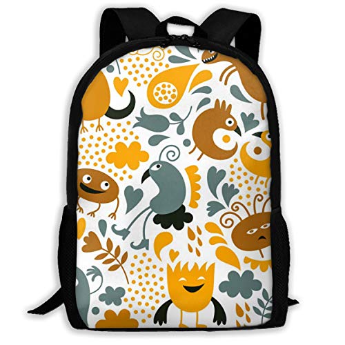Multifunktion Wanderrucksack Süßes Mon-Ster Daypack Unisex Laptoptasche Für Freizeit, Geschenk, Reisen, 42X32X14Cm von Generic
