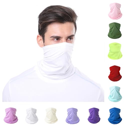 Multifunktionstuch Mundschutz | Bandana Herren Damen Schlauchschal Halstuch Gesichtsmaske Mund-Nasen-Schutz Maske Sonnenschutz Baumwolle Outdoor | elastisch atmungsaktiv waschbar von Generic