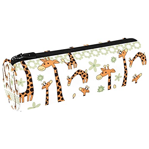 Multiplikationstabellen Giraffe Leinwand Federmäppchen Münzbörse Kosmetiktasche für Studenten Schreibwaren Schule Büro Aufbewahrung, Multi#10, 20x6.3cm/7.9x2.5in, Federmäppchen von Generic