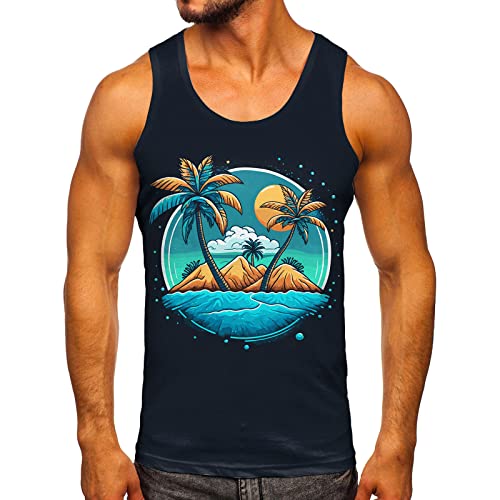 Muskelshirt Herren, Oversized Weiss Weit 4XL Tank Top Muskelshirt Sommer Baumwolle Sport Locker Achselshirts Unterhemden Lustig Lustig Ärmellose Lang Bauchweg Muskelshirts Unterhemd von Generic