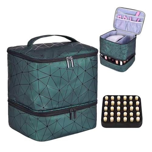 Nagelbeutel-Aufbewahrungstasche, Nagellack-Tragetasche, 2-lagiges Nageltrockner-Etui | Nagellack-Organizer, der Nageltrockner Lampen-Organizer kann 30 B aufnehmen, grün, Se référer au descriptif Nagelbeutel-Aufbewahrungstasche, Nagellack-Tragetasche, 2-lagiges Nageltrockner-Etui | Nagellack-Organizer, der Nageltrockner Lampen-Organizer kann 30 B aufnehmen, grün, Se référer au descriptif von Generic