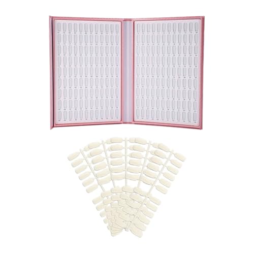 Nagelfarben Display Buch | Nagellack Musterbuch | Tragbare Übersicht Mit 216 Farbtönen Für Styling Stationen Und Salon Aufbewahrung Zur Übung von Generic