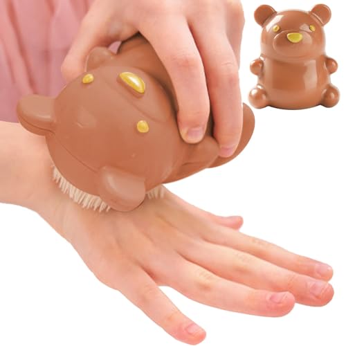 Nagelreinigungsbürste – Fingernägel-Reinigungsbürste, Kinder-Nagelbürste | Bear Finger-Nagelbürste, Nagel- und Zehen-Reinigungsbürste, kreative Tiefenreinigung, leicht zu greifende, sanfte Borsten, Ki Nagelreinigungsbürste – Fingernägel-Reinigungsbürste, Kinder-Nagelbürste | Bear Finger-Nagelbürste, Nagel- und Zehen-Reinigungsbürste, kreative Tiefenreinigung, leicht zu greifende, sanfte Borsten, Ki von Generic