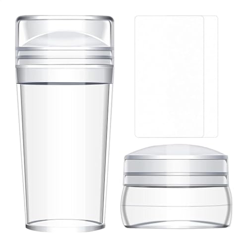 Nagelstudio-Stempel, Silikonstempel für Nägel | Transparenter elastischer Silikon-Nagelstempel – transparenter elastischer Silikon-Nagelstempel von Generic