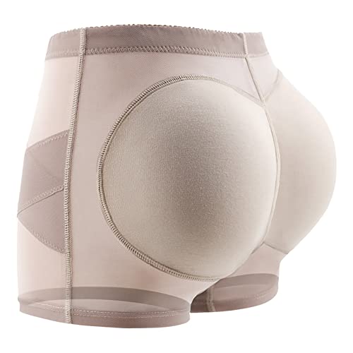 Nahtlose Hosen Hüften Unterwäsche Höschen Damen Shaping Body-Sculpting Push-Up Damen Gesäß Lifting Damen Höschen Tucking Panties (03D-Beige, XXXL) von Generic