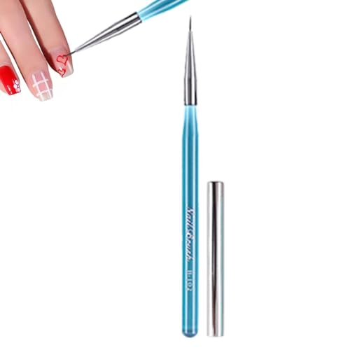 Nail Liner Pinsel, Fingernagel Reinigung und Werkzeuge, Gel Polish Liner Pinsel, Gel Polish Design Malerei Werkzeuge Fingernagel Pinsel Nagelreinigungsbürste von Generic
