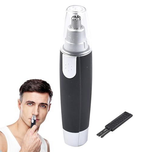 Nasenhaarentfernung für Männer, Nasenhaarentfernung | Gesichtshaar-Terrimmer, männliches Pflege-Set für die Haarentfernung der Ohren, Batterie des Trimmers el von Generic
