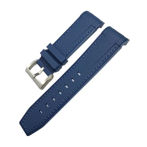 Natural Rubber Watchband 22 mm 23 mm Fit für Tudorgurt Black Bay Bronze Zwei -Ton -Armband Weiches Silikon Uhrenband von Generic