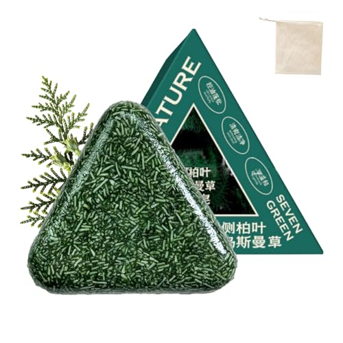 Nature Triangle Shampoo Bar - Usman Grass Shampoo Bar for Oily Hair and Greasy Scalp, Natural Oil Control & Volumizing for Women and Mens (1PCS) von Generic
