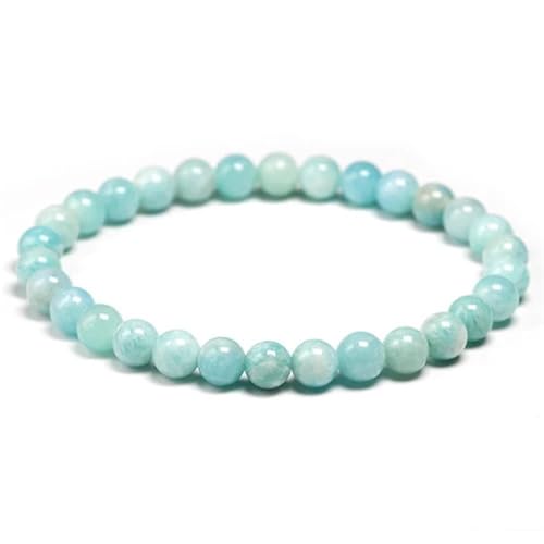 Natursteinperlenarmbänder Damen Herren Schmuck Edelsteine ​​Armband for Mädchen Glücksgeschenk(Beads 6mm,19cm 7.5inch) von Generic