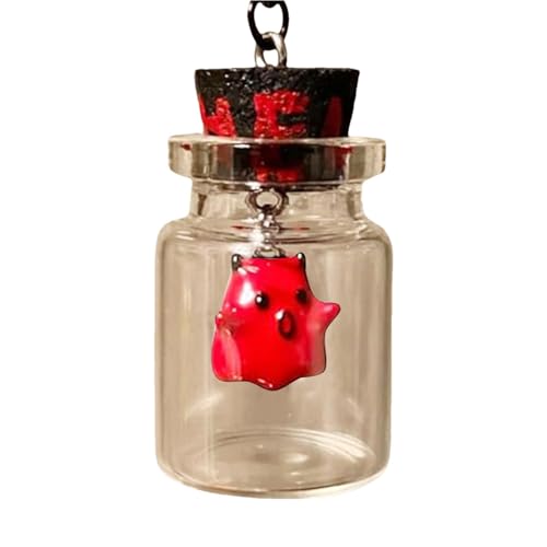 Nehmen Sie einen Geist, Geist in einer Flasche,Geist Halskette | Geist in einer Flasche Anhänger Halskette, Der Adopt a Geist Necklace, Cute Ghost Halskette für Mädchen, se beskrivning, siehe von Generic
