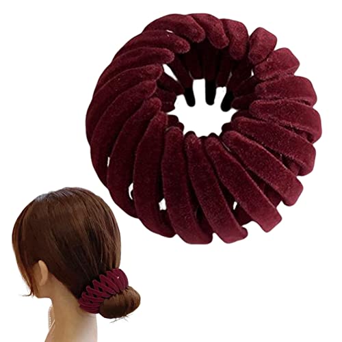 Nest Haarspangen – Kurzes Haar-Accessoire, lockige Haarlösung, rutschfest, glatt, modisch, multifunktional, Pferdeschwanz, Dutt, Haarklammer, lange Haar-Werkzeug für Damen, Mädchen, 6,1 cm von Generic