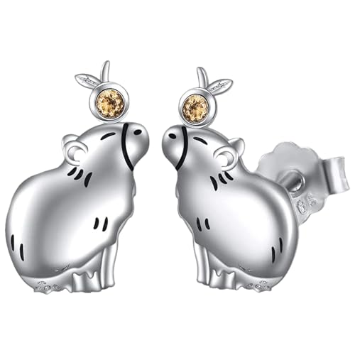 Nette Capybara Ohrringe - Capybara Stud -Ohrringe, Schöne Capybara Sachen Schmuck | Obstdesign Capybara Ohrringe Stud Geschenk, Süße Ohrringe Von Tieren Obst Für Tochter Schwester Kleindoch Nette Capybara Ohrringe - Capybara Stud -Ohrringe, Schöne Capybara Sachen Schmuck | Obstdesign Capybara Ohrringe Stud Geschenk, Süße Ohrringe Von Tieren Obst Für Tochter Schwester Kleindoch von Generic
