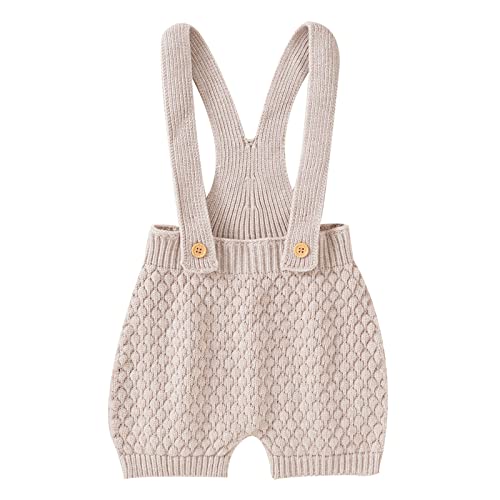 Neugeborenes Baby Stricken Strampler Baumwolle ärmellos Junge Mädchen Feste Pullover Kleidung Baby Overall Overalls Junge 2 5 Jahre von Generic
