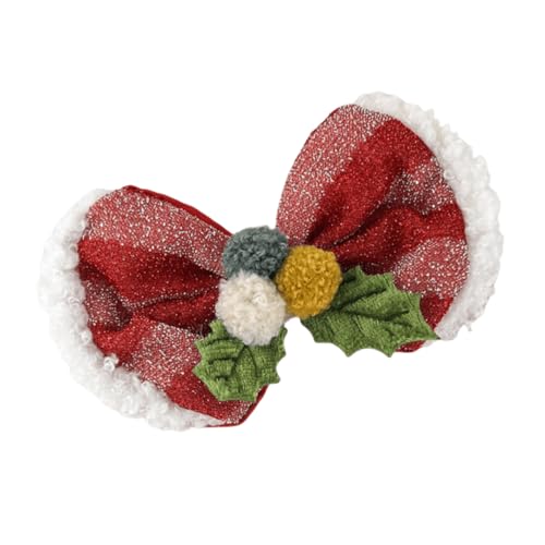 Neujahr Kinder Weihnachten Kopfschmuck Elchgeweih Haarspangen Weihnachtsmütze Seite Clips Haarschmuck Bogen Clips (# 3) von Generic