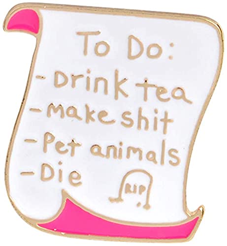 Niedliche Dialogbox Buch Emaille Knopf Brosche Anstecker Frauen Accessoire Schmuck für Kleidung Taschen Rucksäcke Jacken Hut DIY, Metall, Andere Edelsteine von Generic