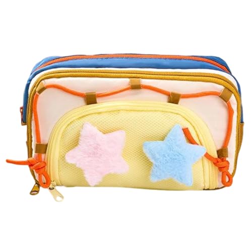 Niedliches Federmäppchen - Großes Federmäppchen Etui | Schreibzeugtasche Mit 8 Fächern Für Radiergummi Lineal Marker Notizen Schüler Lehrer Kindergarten Reise Rucksack Geburtstag Weihnachten von Generic