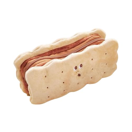 Niedliches Federmäppchen – weiche Plüsch-Sandwich-Federmäppchen für Erwachsene | Bürobedarf-Organizer mit großer Kapazität für Bürobedarf für Erwachsene und Adolesc von Generic