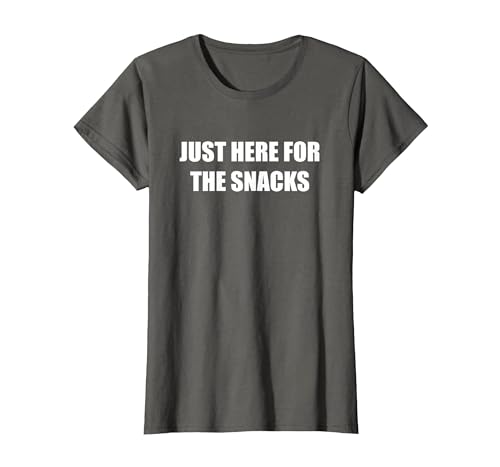 Nur für die Snacks da T-Shirt, Damen, Anthrazit, XS Nur für die Snacks da T-Shirt, Damen, Anthrazit, XS von Generic