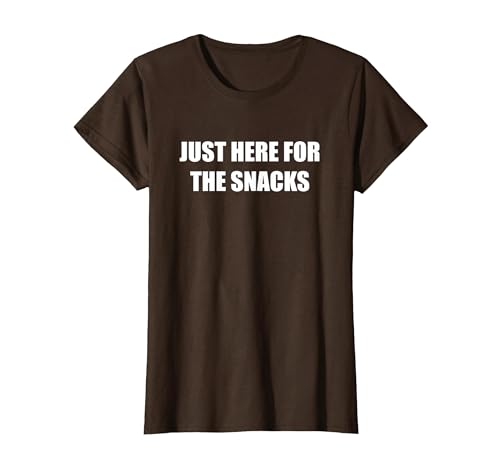 Nur für die Snacks da T-Shirt, Damen, Braun, XS Nur für die Snacks da T-Shirt, Damen, Braun, XS von Generic