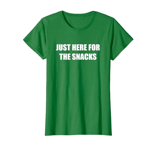 Nur für die Snacks da T-Shirt, Damen, Dunkelgrün, XS Nur für die Snacks da T-Shirt, Damen, Dunkelgrün, XS von Generic