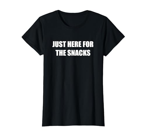 Nur für die Snacks da T-Shirt, Damen, Schwarz, XS Nur für die Snacks da T-Shirt, Damen, Schwarz, XS von Generic