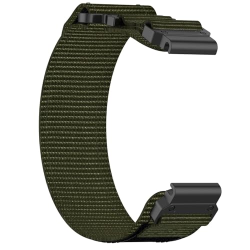 Nylon Uhrenarmband Kompatibel mit Garmin Fenix 8【20mm】,Elastic Fabric Nylon-Armbänder Stoff Aatmungsaktive,Ersatzarmband Armband Smartwatch Zubehör (D, 24X2CM) von Generic