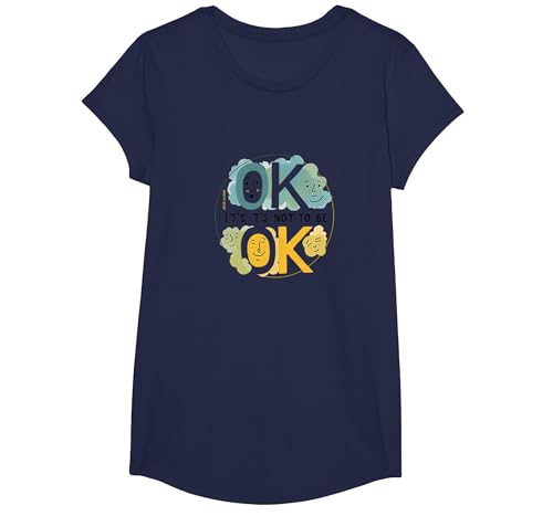 OK Es soll Nicht okay Sein — Emotionales Wohlbefinden für alle T-Shirt, Girls, Marineblau, XS OK Es soll Nicht okay Sein — Emotionales Wohlbefinden für alle T-Shirt, Girls, Marineblau, XS von Generic