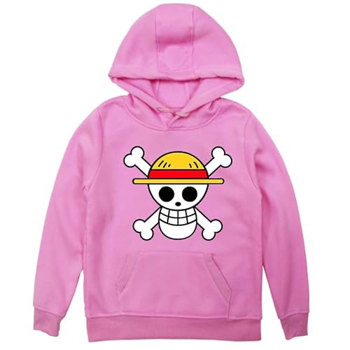 ONE Piece Bedruckte Jungen Mädchen Kapuzenpullover Luffy Casual Kinder Hoodie Sweatshirt Tops Tony Tony Chopper Pullover Sportswear von Generic