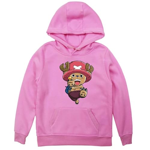 ONE Piece Bedruckte Jungen Mädchen Kapuzenpullover Luffy Casual Kinder Hoodie Sweatshirt Tops Tony Tony Chopper Pullover Sportswear von Generic