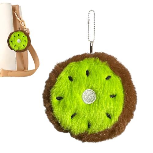 Obstgeldbörse, Plüsch-Münzgeldbörse, Thema Plüsch Geldbörse - Verschleißfeste Geldbörse mit -Design, Plüschanhänger, Multifunktions, Kiwi, riferimento alla descrizione, Siehe Beschreibung von Generic