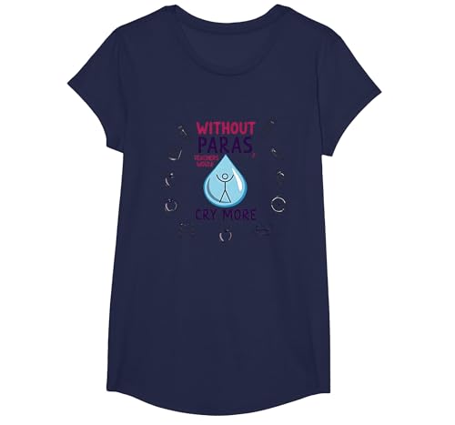 Ohne Paras würden Lehrer mehr weinen T-Shirt, Girls, Marineblau, XS Ohne Paras würden Lehrer mehr weinen T-Shirt, Girls, Marineblau, XS von Generic