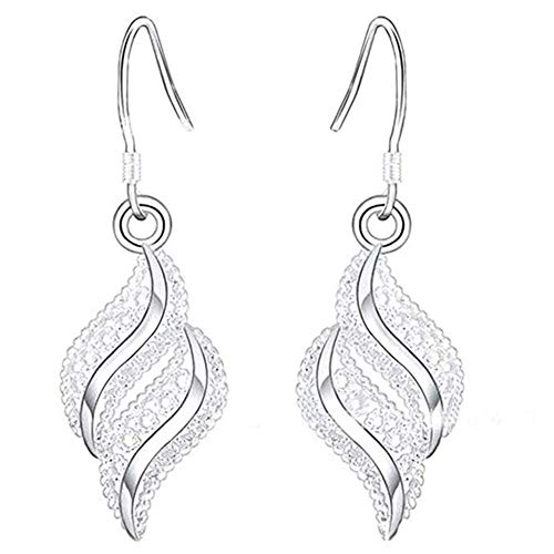 Ohrhänger für Damen, "Shiny Drop", langes Design von Generic