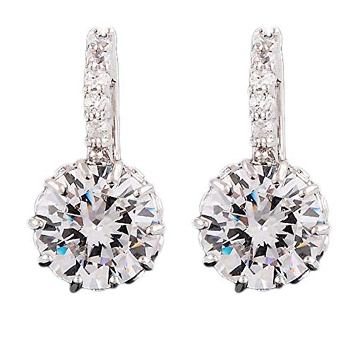 Ohrringe, Ohrringe aus Kristall, Zirkonia, für Damen, Schmuck für Hochzeitsabend, sehr praktisch und beliebt von Generic