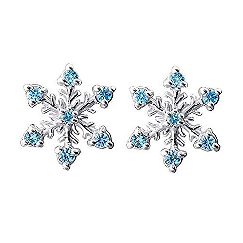 Ohrringe, Strass, für Frauen, Schneeflocke, Ohr, Klappverschluss, Schmuck für Hochzeitsfeier, hohe Qualität von Generic