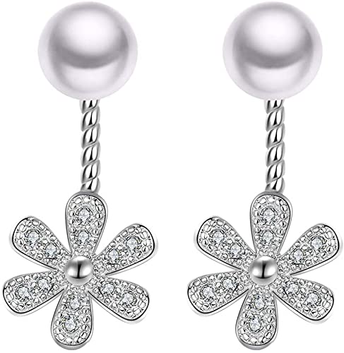 Ohrringe 3D Big Daisy Sonnenblume Quaste Charme Ohrringe Kunstperlen Ohrringe für Frauen von Generic