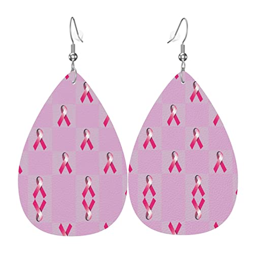Ohrringe Für Frauen Brustkrebs-Bandmuster Tropfenohrringe Klassischen Ornamente Teardrop Ohrringe, Für Wedding, Frauen, Braut Party von Generic