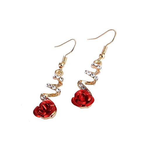 Silber 925 Lange Ohrringe Hängend - Sterling Baumelnde Ohrringe für Frauen - Weihnachten Halloween Geschenke (E2, Einheitsgröße) von Generic