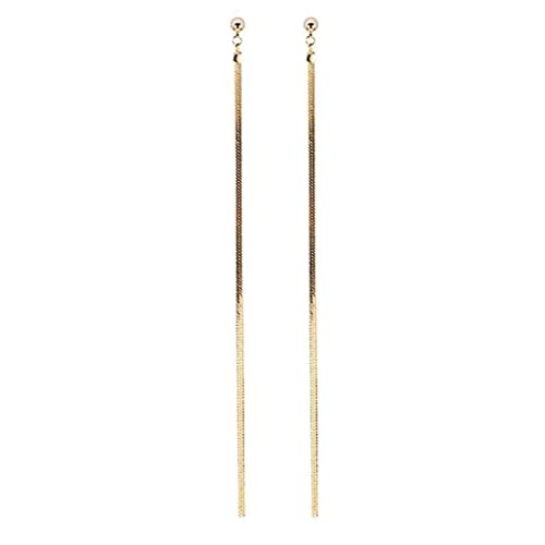 Ohrringe aus Sterlingsilber, Quaste, lange Kette, Ohr, Linie für Frauen, kreatives und nützliches Geschenk von Generic